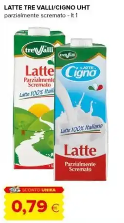 Oasi Latte Tre Valli/Cigno UHT offerta
