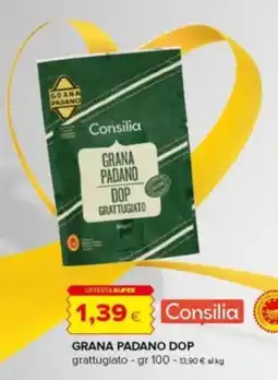 Oasi Grana Padano DOP grattugiato Consilia offerta