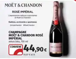 Ipercoop Champagne Moët & Chandon Rosé Impérial offerta