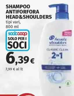 Ipercoop Shampoo antiforfora head&shoulders offerta