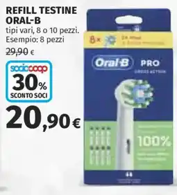 Ipercoop Refill testine Oral-B offerta