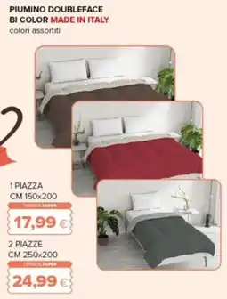 Oasi Piumino doubleface bi color offerta