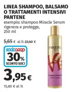 Ipercoop Shampoo Miracle Serum Pantene offerta