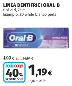 Ipercoop Dentifrici Oral-B offerta