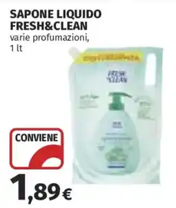 Ipercoop Sapone liquido Fresh&Clean offerta