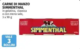 Ipercoop Carne di manzo Simmenthal offerta