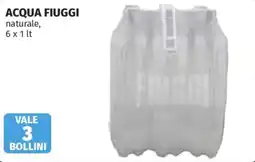 Ipercoop Acqua Fiuggi naturale offerta