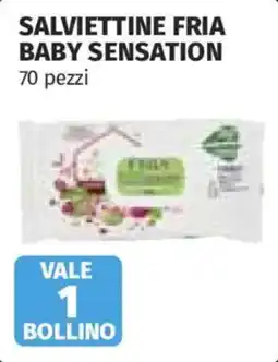 Ipercoop Salviettine fria baby sensation offerta