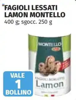 Ipercoop Fagioli lessati Lamon Montello offerta