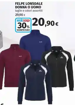 Ipercoop Felpe Lonsdale offerta