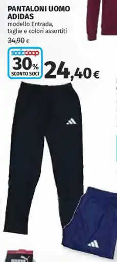 Ipercoop Pantaloni uomo Adidas offerta