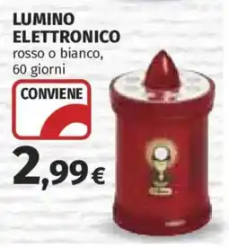 Ipercoop Lumino elettronico offerta