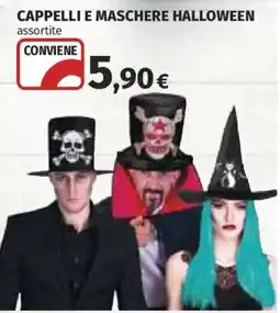 Ipercoop Cappelli e maschere halloween assortite offerta