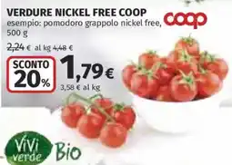 Ipercoop Verdure nickel free Coop offerta