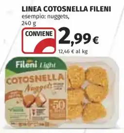 Ipercoop Fileni Light Cotosnella Nuggets offerta