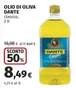 Ipercoop Olio di oliva Dante classico offerta