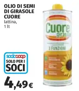Ipercoop Olio di semi di girasole Cuore offerta