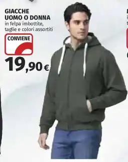 Ipercoop Giacche uomo o donna offerta