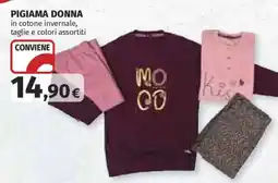 Ipercoop Pigiama donna offerta