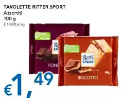 Migross Supermercati e Market Tavolette Ritter Sport assortiti offerta