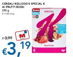 Migross Supermercati e Market Cereali Kellogg's Special K ai frutti rossi offerta