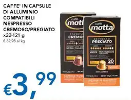 Migross Supermercati e Market Caffè in capsule di alluminio compatibili Nespresso Cremoso/Pregiato offerta