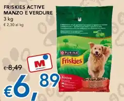 Migross Supermercati e Market Friskies Active Manzo e Verdure offerta