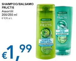 Migross Supermercati e Market Garnier Fructis Shampoo/Balsamo offerta