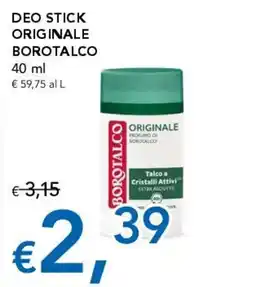 Migross Supermercati e Market Deo stick originale Borotalco offerta