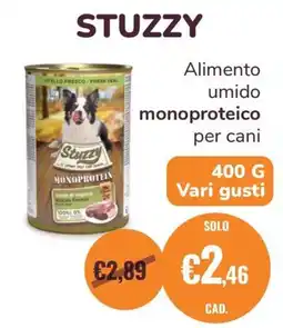 ZooPlanet Stuzzy Alimento umido monoproteico per cani offerta