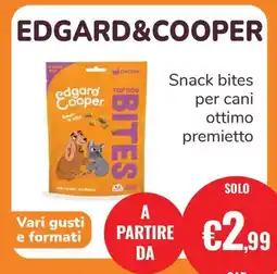ZooPlanet Edgard&Cooper snack bites per cani offerta