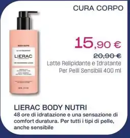 BENU Farma Lierac Body Nutri offerta