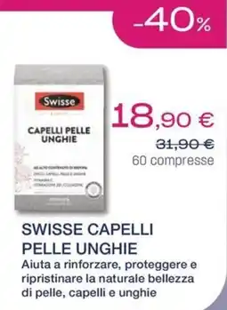BENU Farma Swisse capelli pelle unghie offerta