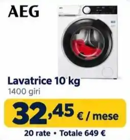 Sinergy Lavatrice AEG 10 kg offerta