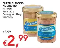 Migross Superstore Filetti di tonno Nostromo offerta