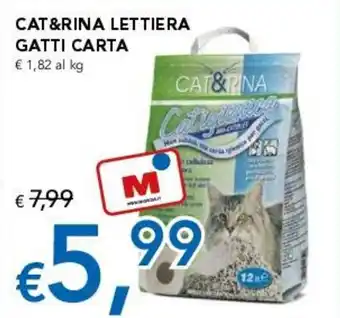 Cat&Rina lettiera gatti carta