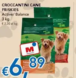 Migross Superstore Crocantini cane Friskies Active/Balance offerta