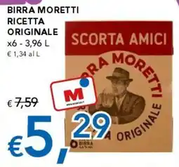 Migross Superstore Birra Moretti Ricetta Originale offerta