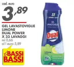 Italmark Gel lavastoviglie limone dual power offerta