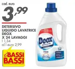 Italmark Detersivo liquido lavatrice Deox offerta