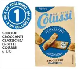 Italmark Sfoglie croccanti classiche Erbette Colussi offerta