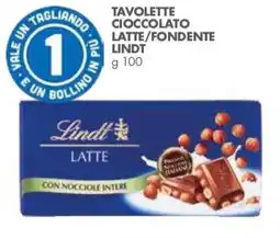 Italmark Tavolette cioccolato latte/fondente Lindt offerta