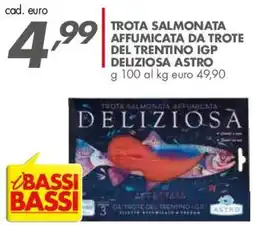 Italmark Trota salmonata affumicata Deliziosa Astro offerta