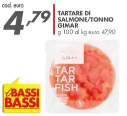 Italmark Tartare di salmone/tonno Gimar offerta