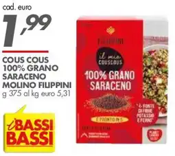 Italmark il mio couscous 100% grano saraceno offerta