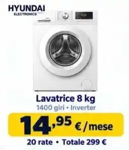 Sinergy Lavatrice Hyundai 8 kg offerta