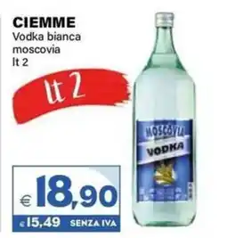 Boningros Cash and Carry Ciemme vodka bianca moscovia offerta