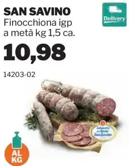 GrosMarket Finocchiona igp San Savino offerta