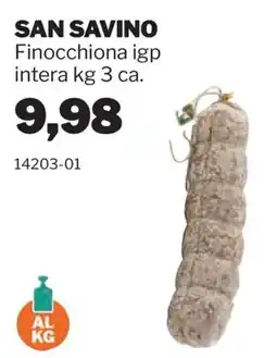 GrosMarket San Savino Finocchiona igp offerta