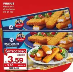 Boningros Cash and Carry Findus Bastoncini di merluzzo offerta